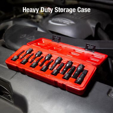 Sunex 3/8 In. Drive Fractional & Metric Hex Impact Driver Set 13 pc., large image number 5