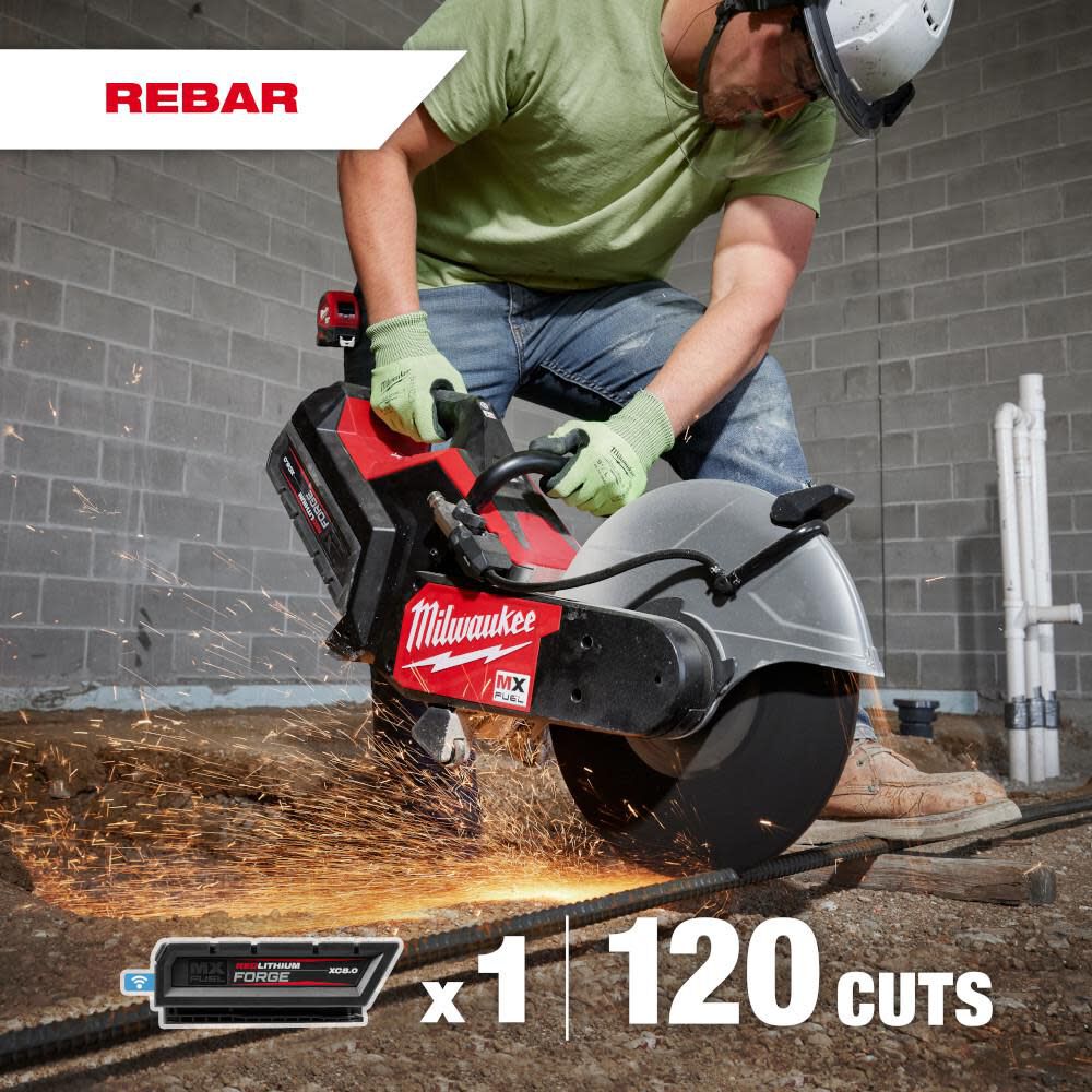 Milwaukee MX FUEL 14 in Cut-Off Saw with RAPIDSTOP Brake Kit
