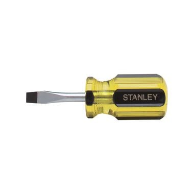 Stanley 100 PLUS 1/4in Slotted Stubby Screwdriver