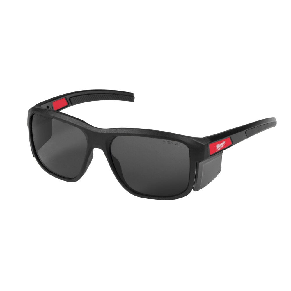 Milwaukee Full Frame Safety Glasses with Removable Side Shields Tinted Anti-Scratch Lenses, large image number 1