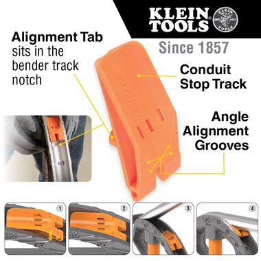Klein Tools Iron Conduit Bender 1/2in EMT, large image number 2