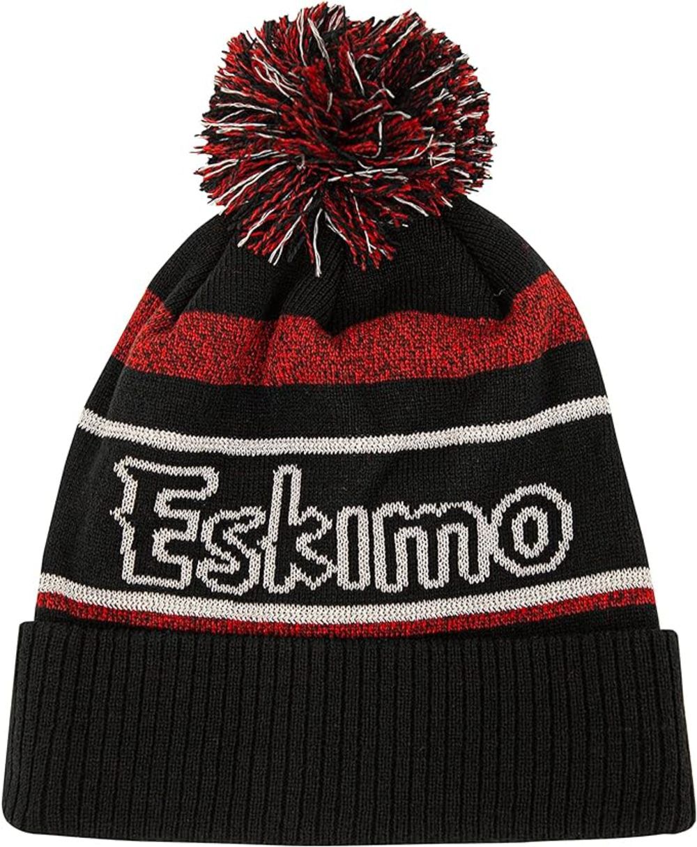 Eskimo Reflective POM Hat, Black