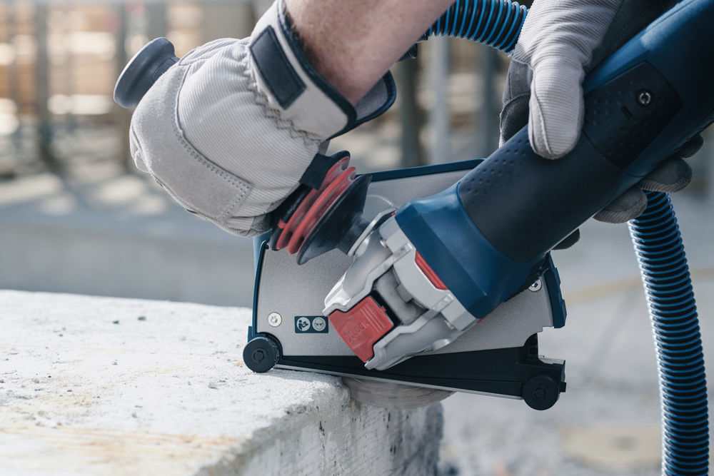 Bosch 5 Inch X-LOCK Variable Speed Angle Grinder with Paddle Switch Reconditioned, large image number 12