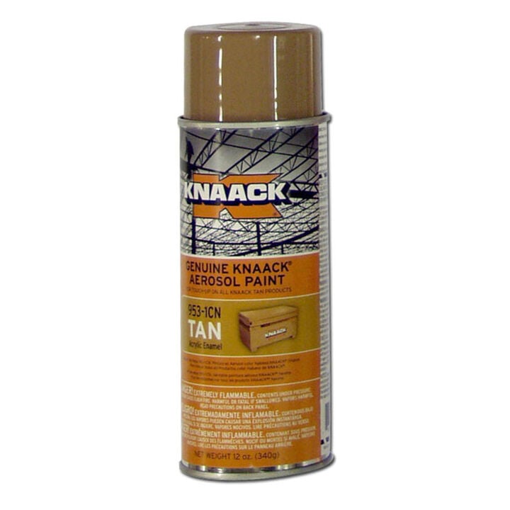 Knaack 12 Oz Aerosol Long Lasting Touch-Up Spray Paint, Gloss Tan