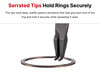 Tekton 9 Inch Curved Tip Lock Ring Pliers, small image number 3