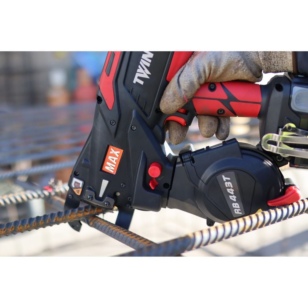 MAX USA TWINTIER Battery-Powered Rebar Tying Tool #7 x #7 with 19ga Wire, large image number 4