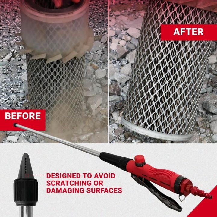 Milton Water & Air Industrial Power Wand, 2-1 Dual Cleaning Power, large image number 4