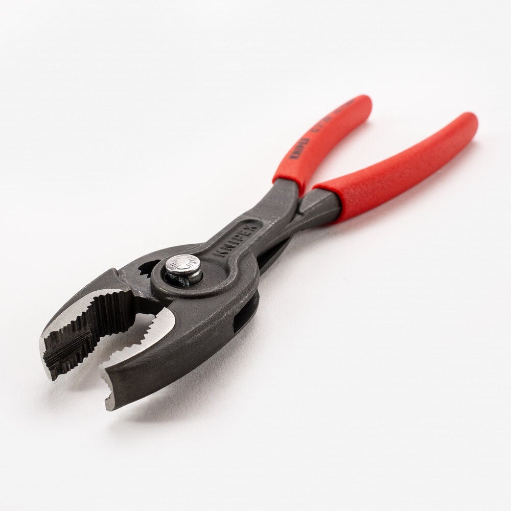 Knipex 8 In. TwinGrip Slip Joint Pliers with Dipped Handle 82 01