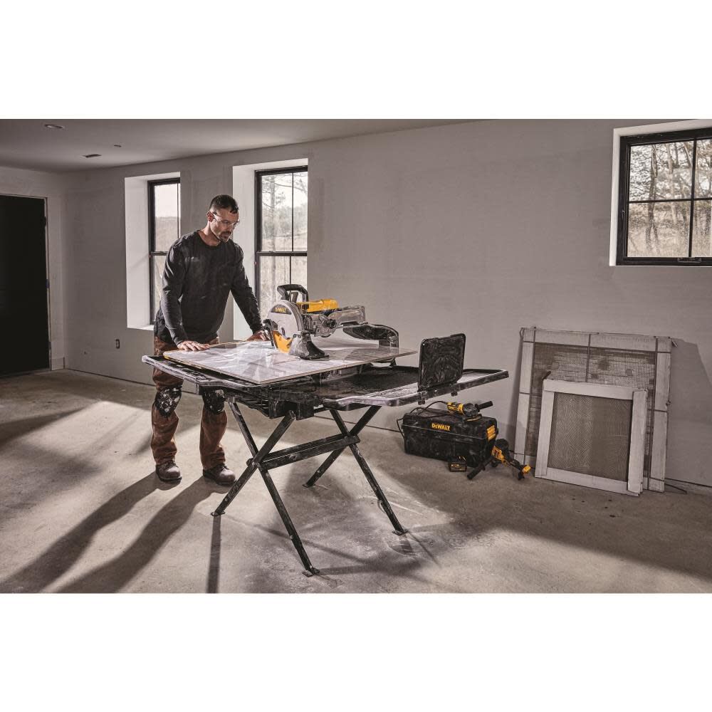DEWALT Tile Saw with Stand 10in High Capacity D36000S Acme Tools