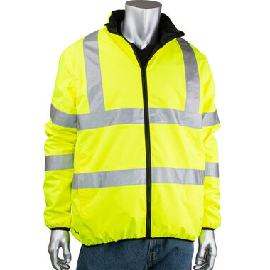 Protective Industrial Products Reversible Puffer Jacket Hi-Vis Yellow 2X