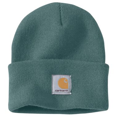 Carhartt Cuffed Beanie Hat Mens OS Acrylic Knit Sea Pine
