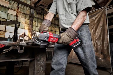 Milwaukee M18 FUEL 4-1/2 in.-6 in. No Lock Braking Grinder with Paddle Switch Kit, large image number 15