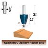 Bosch 1 1/8 Inch x 1 5/8 Inch Carbide Tipped Traditional Vertical Raised Panel Bit, small image number 2
