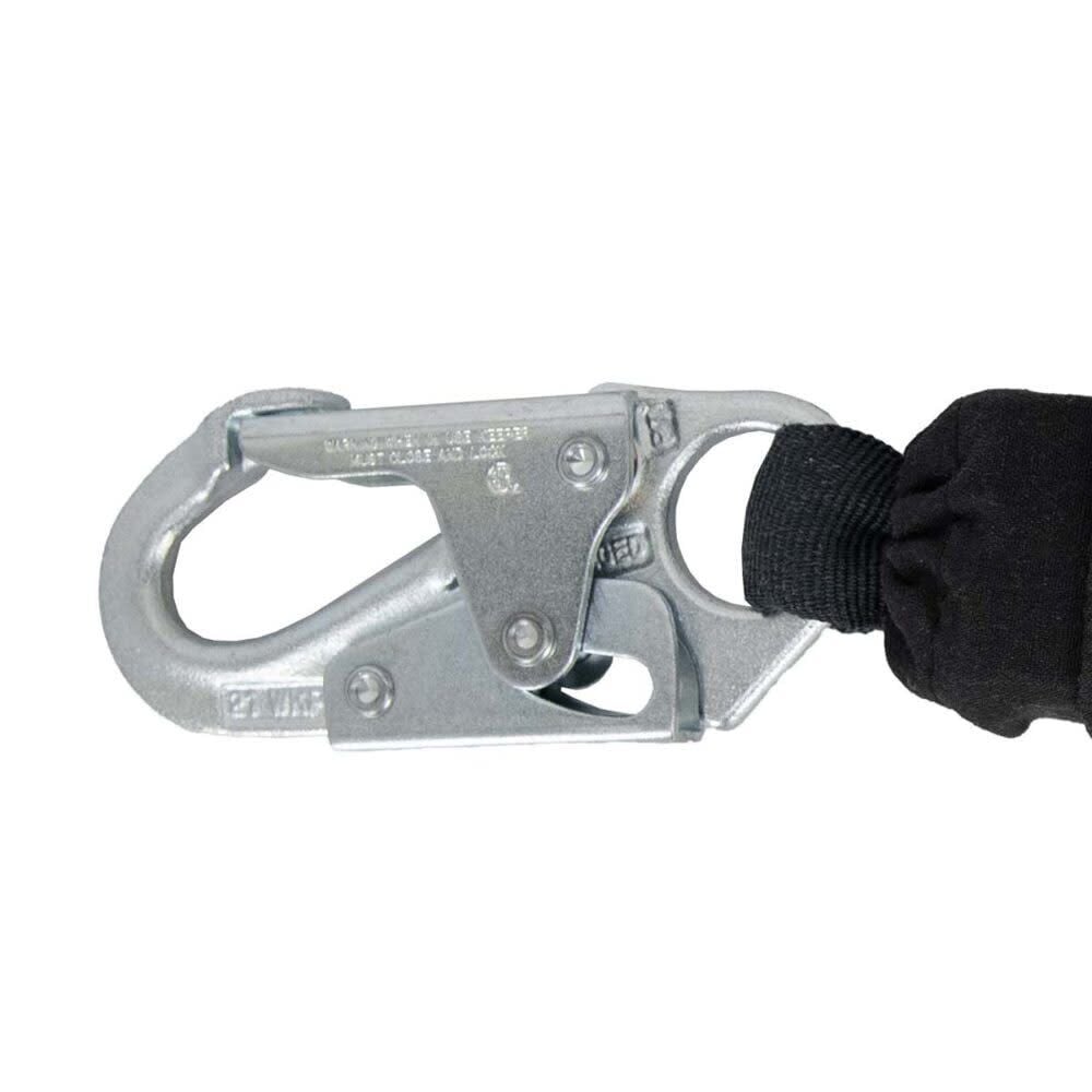 Safewaze Arc Flash 6 Ft. Energy Absorbing Lanyard: 12 Ft.FF, Aramid, Dual Leg, Tower Rebar Hook, large image number 2