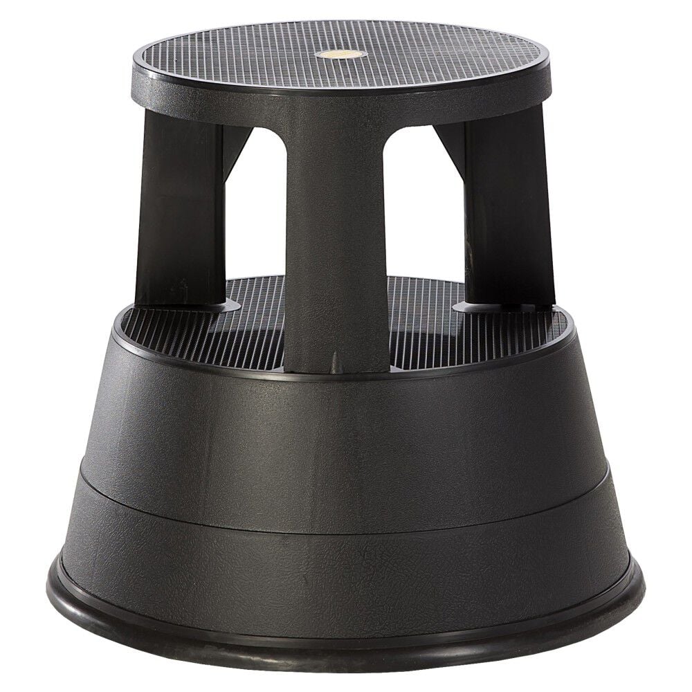 Xtend and Climb 2-Step 300-lb Load Capacity Black Plastic Step Stool – 962