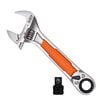 Klein Tools KNECT 6 Inch Adjustable Wrench with Pass-Through Ratchet, small image number 1