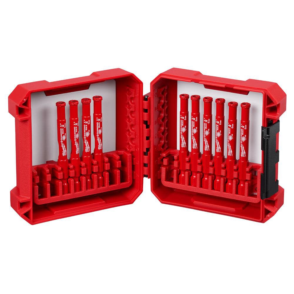 Milwaukee diamond shop drill bit set