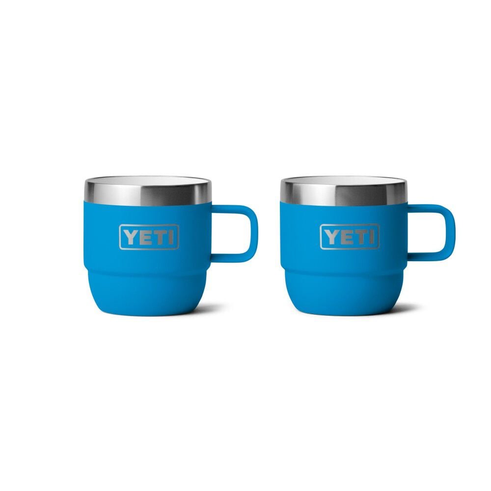 YETI 6oz Rambler Stackable Mug Big Wave Blue 2 Pack – 21071502689