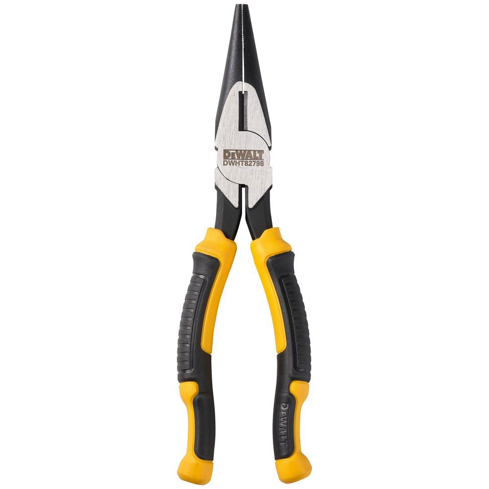 DEWALT 8 Inch Laser Hardened Long Nose Pliers, large image number 1