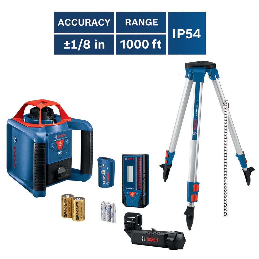 Bosch Self-Leveling Rotary Laser Kit Reconditioned, large image number 11