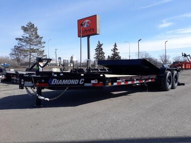 Diamond C 22 Ft. x 82 In. Low Profile Hydraulically Dampened Tilt Trailer