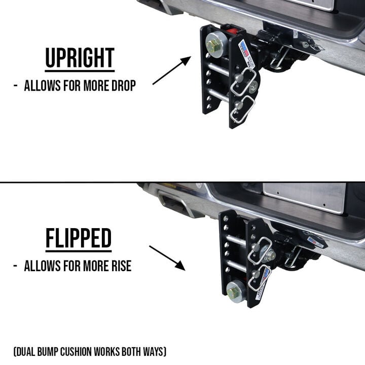 Shocker Hitch 20K Impact Max 2 Inch Cushion Hitch & Clevis Pin Mount with 1-1/2 Inch Holes, large image number 2