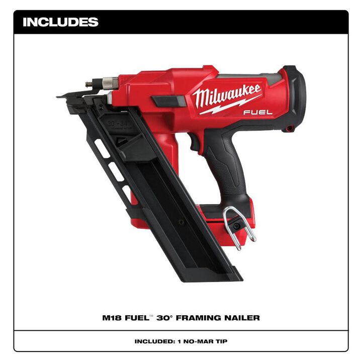 Milwaukee M18 FUEL 30 Degree Framing Nailer Reconditioned (Bare Tool), large image number 3