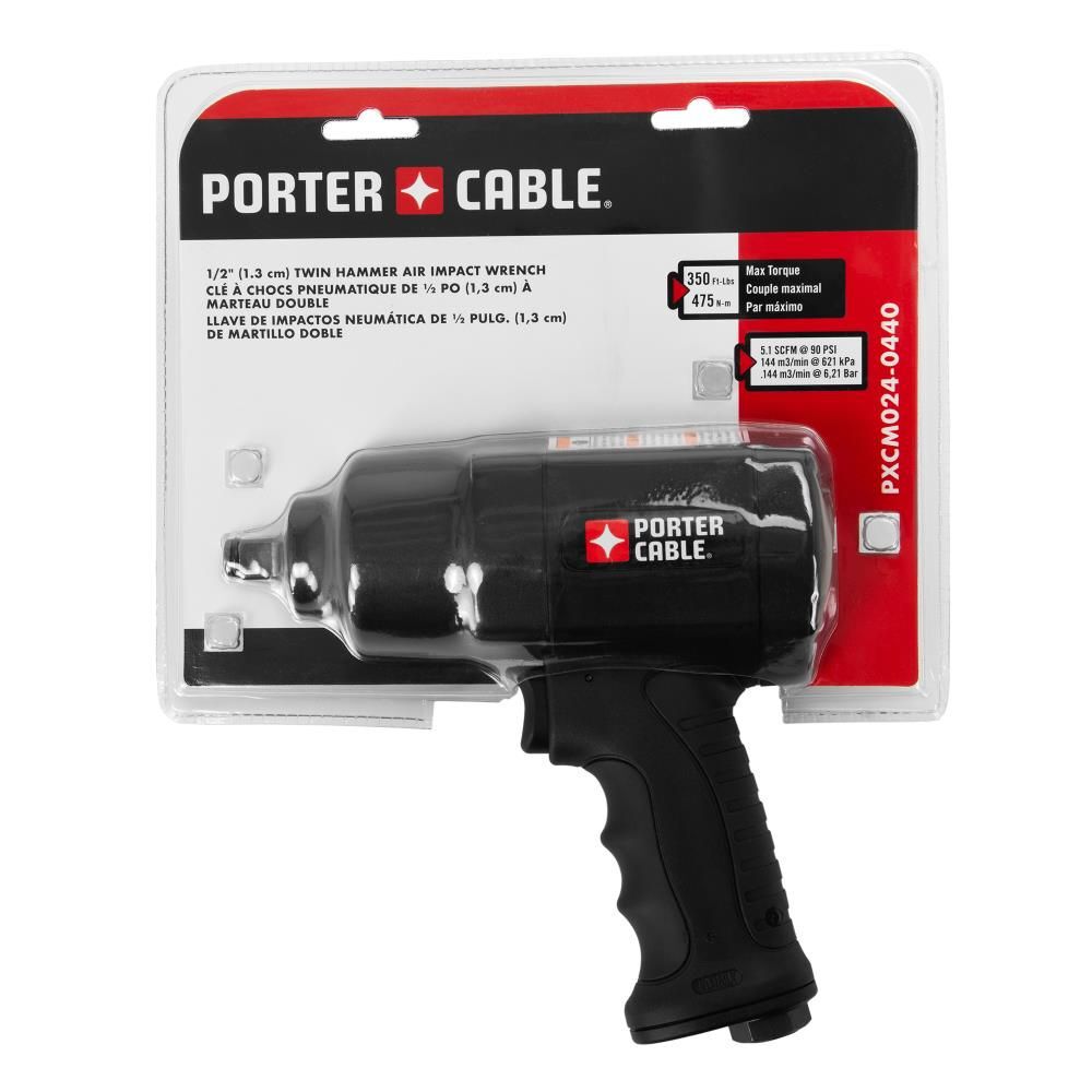 Porter Cable 1/2 Inch Air Impact Wrench 350 Feet per Pound Torque, large image number 11