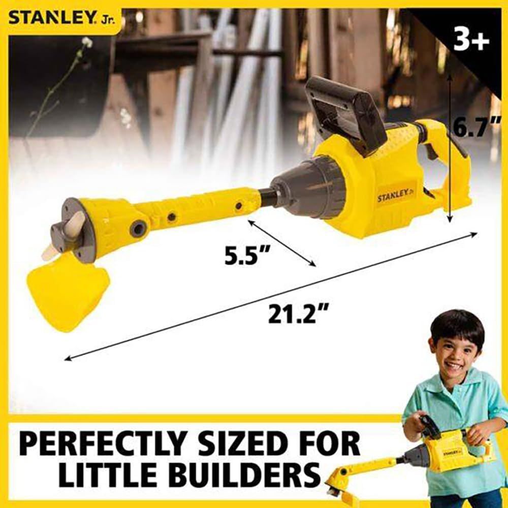 Stanley Jr Kids Battery-Powered Weed Trimmer Toy, large image number 7