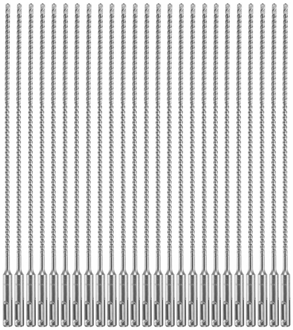 Bosch 3/16 Inch x 10 Inch x 12 Inch SDS-plus Bulldog Xtreme Carbide Rotary Hammer Drill Bits 25 Piece, large image number 1