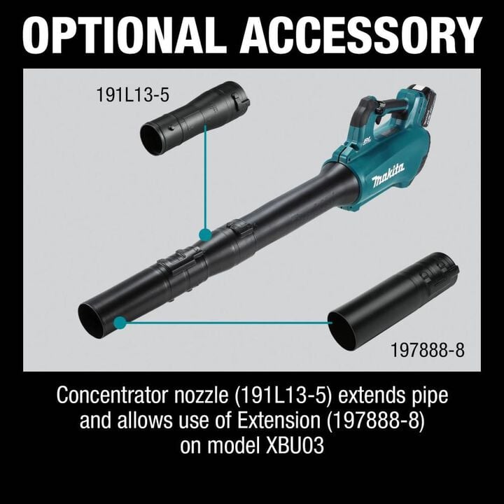 Makita 18V LXT Lithium-Ion Brushless Cordless Blower Kit (4.0Ah), large image number 19