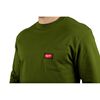 Milwaukee Heavy Duty Green Pocket Long Sleeve T-Shirt - 2X, small