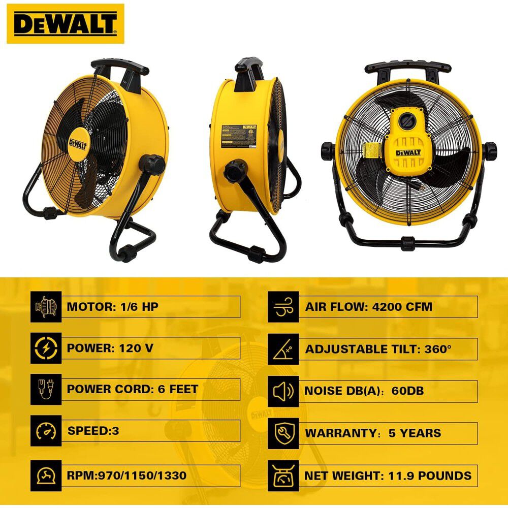 Dewalt 18 volt fan discount