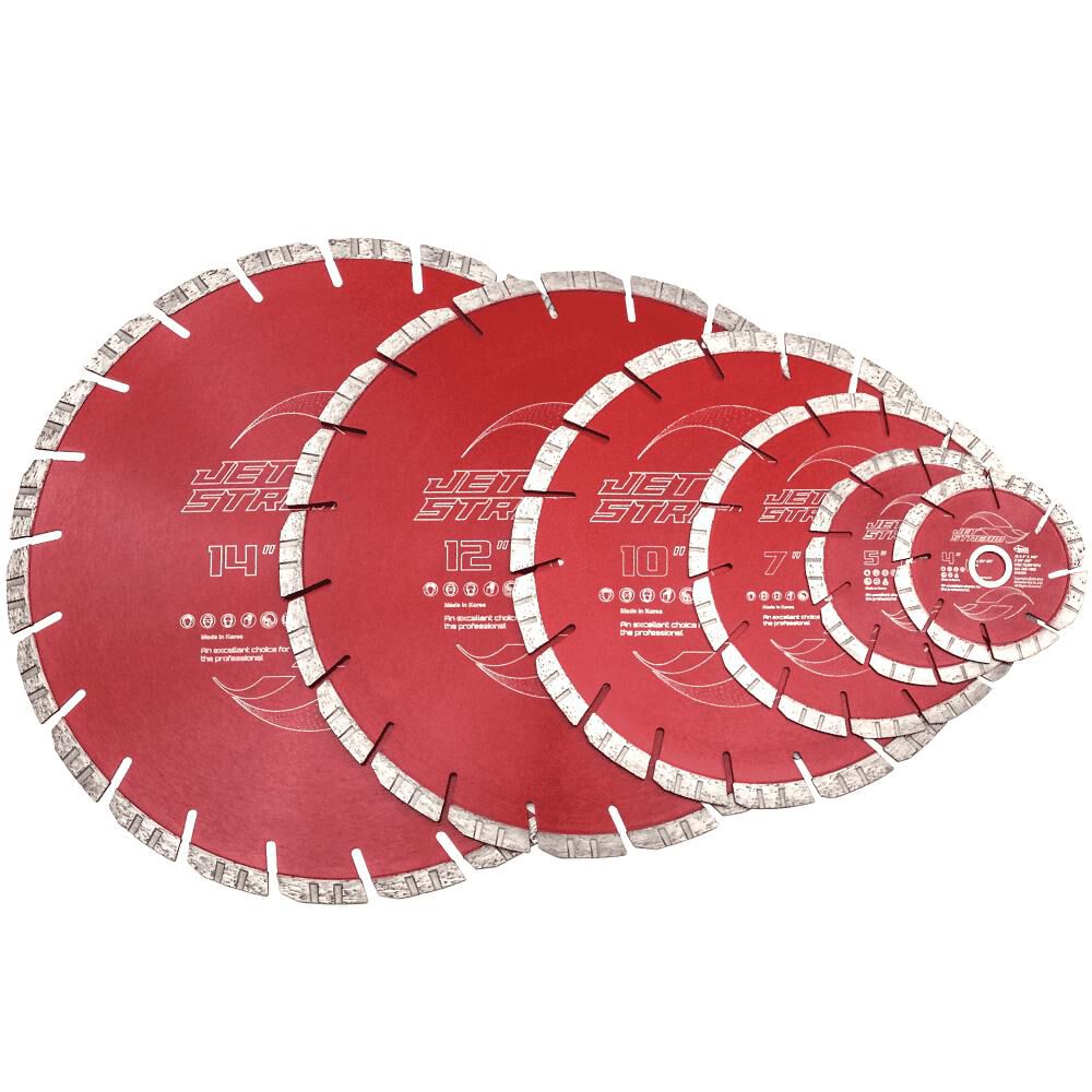Diteq Jet Stream 12 Inch Economy Segmented Turbo Rim Diamond Blade for Concrete, large image number 4