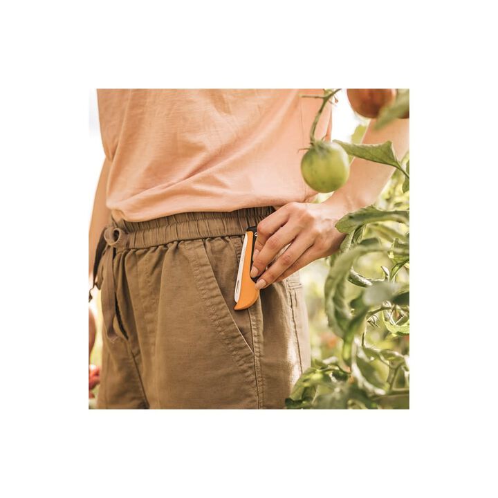 Fiskars Orange/Black Folding Produce Harvesting Knife, large image number 5