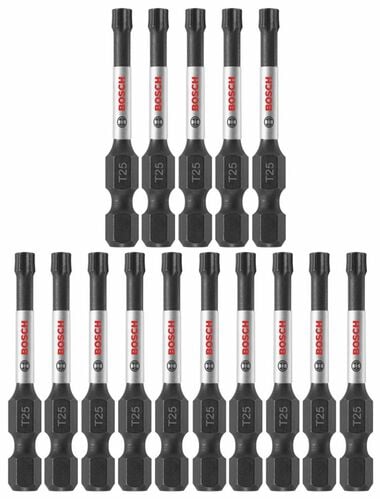Bosch 15 pc. Impact Tough 2 In. Torx #25 Power Bits, large image number 0