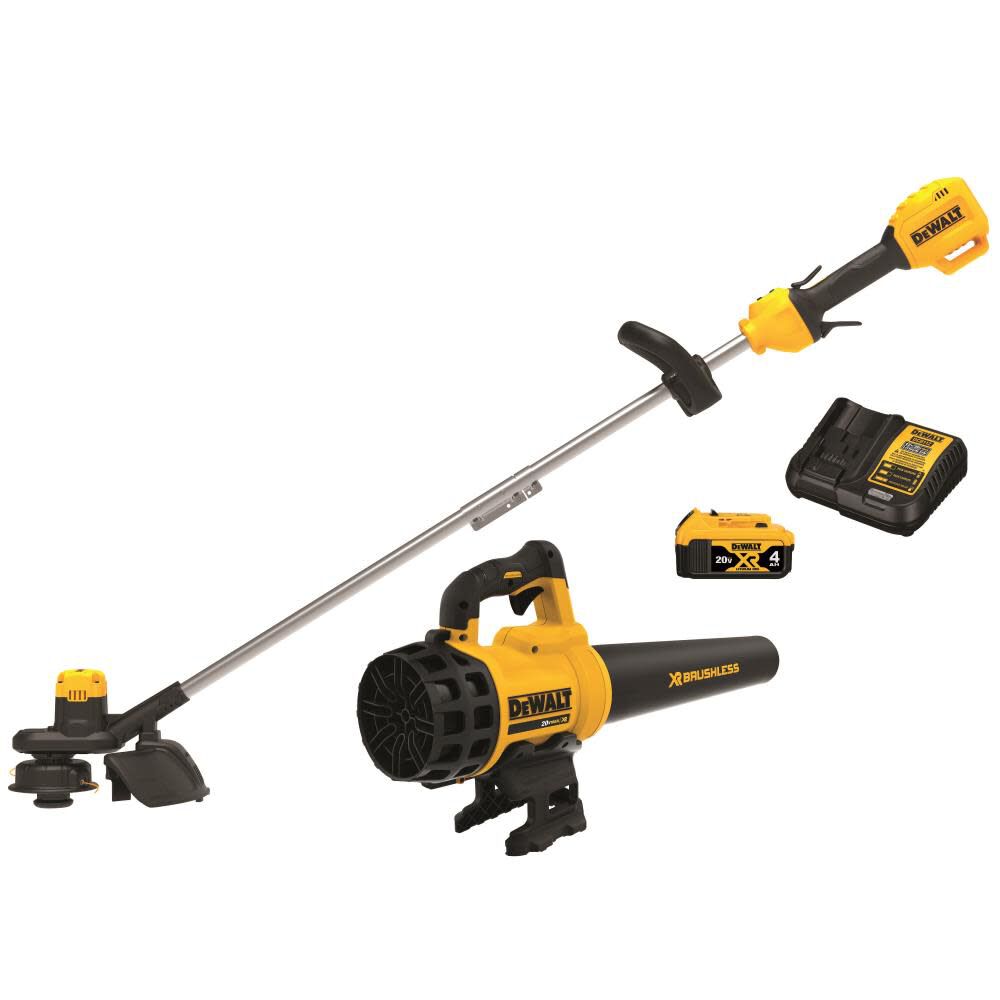 Dewalt 20v chainsaw clearance blower combo
