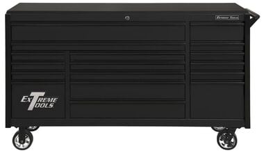 Extreme Tools DX Series Deep Roller Cabinet 72in Matte Black