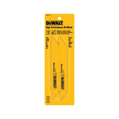 DEWALT 6 In. 24 TPI Straight Back Bi-Metal Reciprocating Blade (2 pack), large image number 4