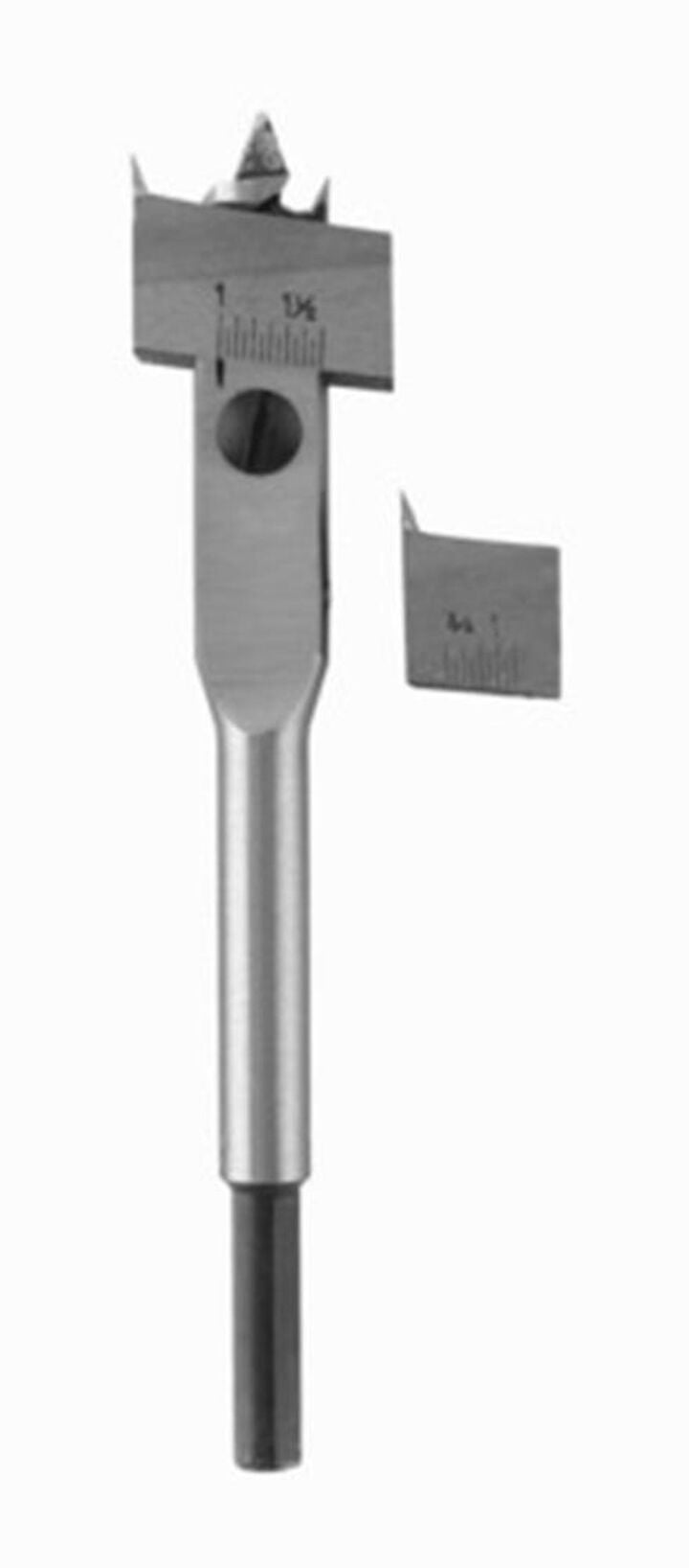 Irwin #1R 5/8 In. to 1-3/4 In. Hex Shank Adjustable Wood Bit