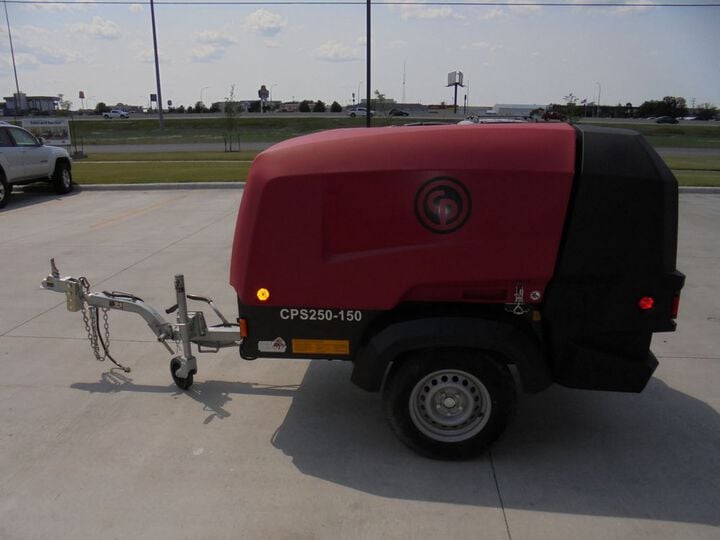 Chicago Pneumatic CPS250-150 150 PSI Kubota Diesel Towable Air Compressor - Used 2022, large image number 6