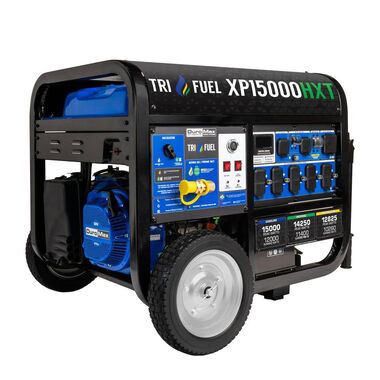 Duromax 15000-Watt Tri Fuel Hybrid Portable Generator