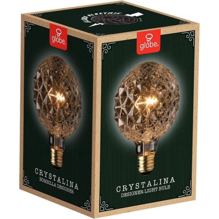 Globe Electric Designer Crystalina Incandescent Light Bulb 40W, large image number 2
