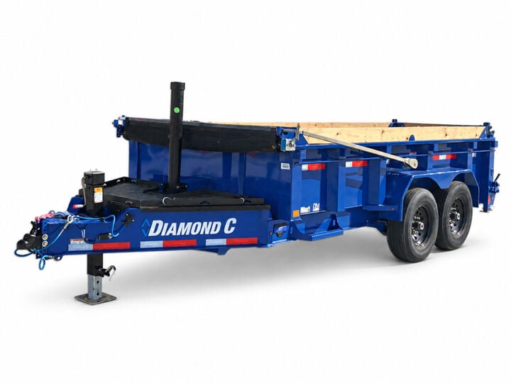 Diamond C LPT 14 Ft Heavy Duty Telescopic Dump Trailer