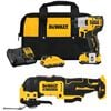 DEWALT 12V Max Impact Driver Kit and Oscillating Tool Bundle, small image number 1