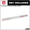 Milwaukee 12 in. 18 TPI THE TORCH SAWZALL Blade 25PK, small