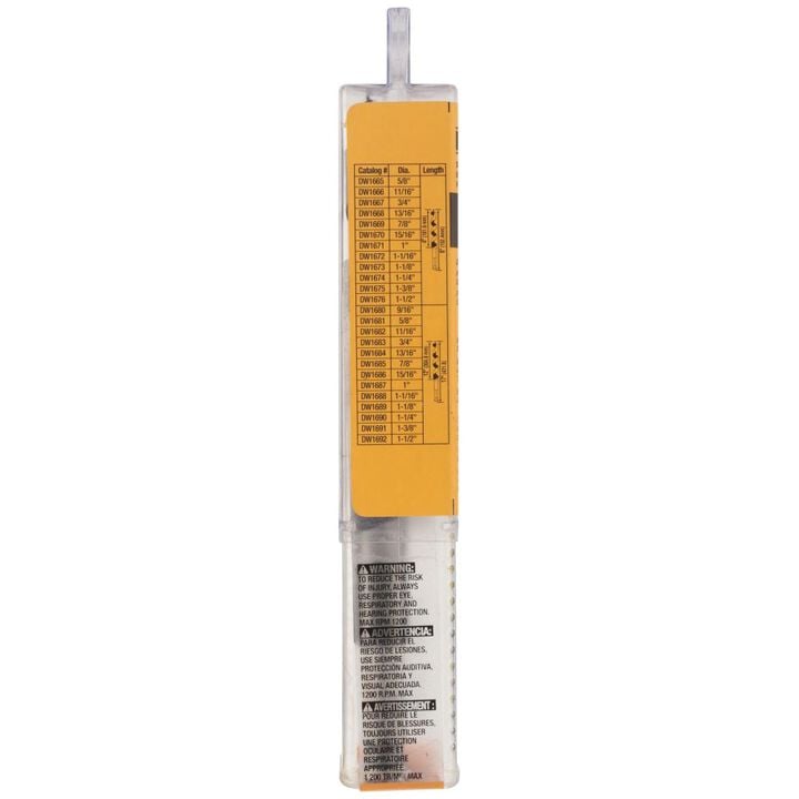 DEWALT HEAVY-DUTY SHIP AUGER BITS (DW1665), large image number 2