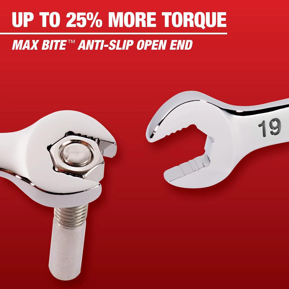 Milwaukee Combination Wrench Flex Head Ratcheting 9mm, large image number 4