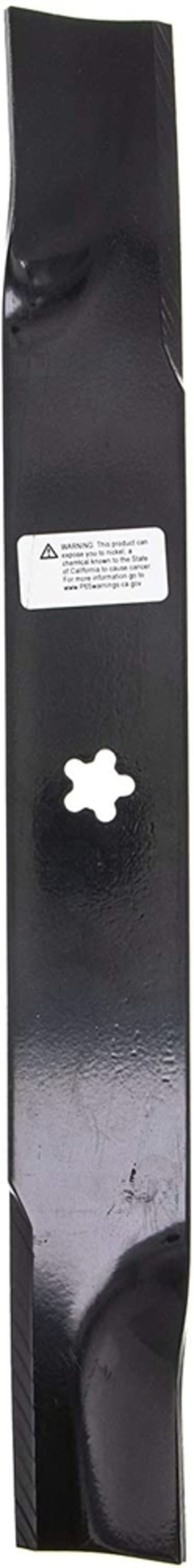 Laser edge clearance mower blades