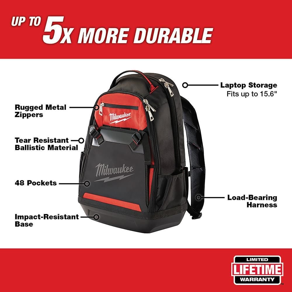 Milwaukee Jobsite Backpack, large image number 2